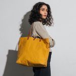 Mustard Yellow Buoy Tote Bag | Klippik | Best Tote Bags | Online Shopping | Kuwait UAE Saudi