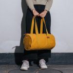 Mustard Yellow Swing Duffle Bag | Klippik | Best Duffle Bags | Online Shopping | Kuwait UAE Saudi