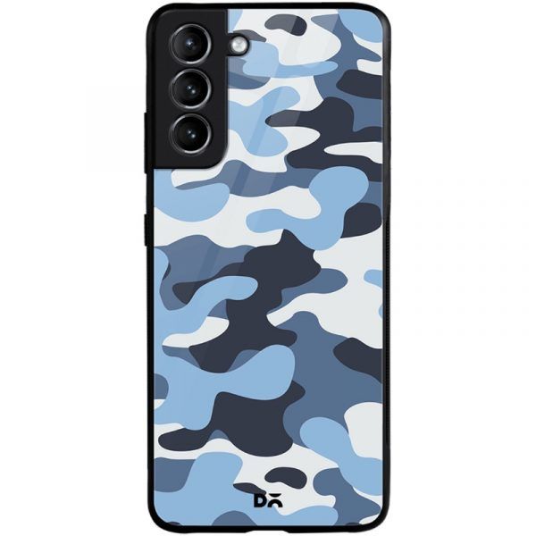 Camouflage Aquatic Glass Case for Samsung Galaxy S21 | S21 Plus | KlippiK Kuwait UAE Saudi Online Shopping