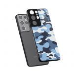 Camouflage Aquatic Glass Case for Samsung Galaxy S21 Ultra | KlippiK Kuwait UAE Saudi Online Shopping