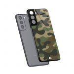 Camouflage Glass Case for Samsung Galaxy S21 | S21 Plus | KlippiK Kuwait UAE Saudi Online Shopping