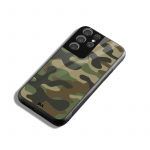 Camouflage Glass Case for Samsung Galaxy S21 Ultra | KlippiK Kuwait UAE Saudi Online Shopping