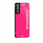 Fashionista Glass Case for Samsung Galaxy S21 | S21 Plus | KlippiK Kuwait UAE Saudi Online Shopping