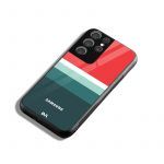 Red and Green Glass Case for Samsung Galaxy S21Ultra | KlippiK Kuwait UAE Saudi Online Shopping