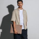 Amazing Beige Khakhi Canvas sleeves for your laptop, iPads, MacBooks, Tablets | Buy Online |KlippiK Kuwait UAE Saudi