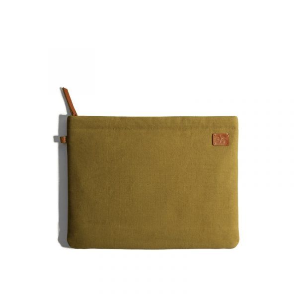 Amazing Green Canvas sleeves for your laptop, iPads, MacBooks, Tablets | Buy Online |KlippiK Kuwait UAE Saudi