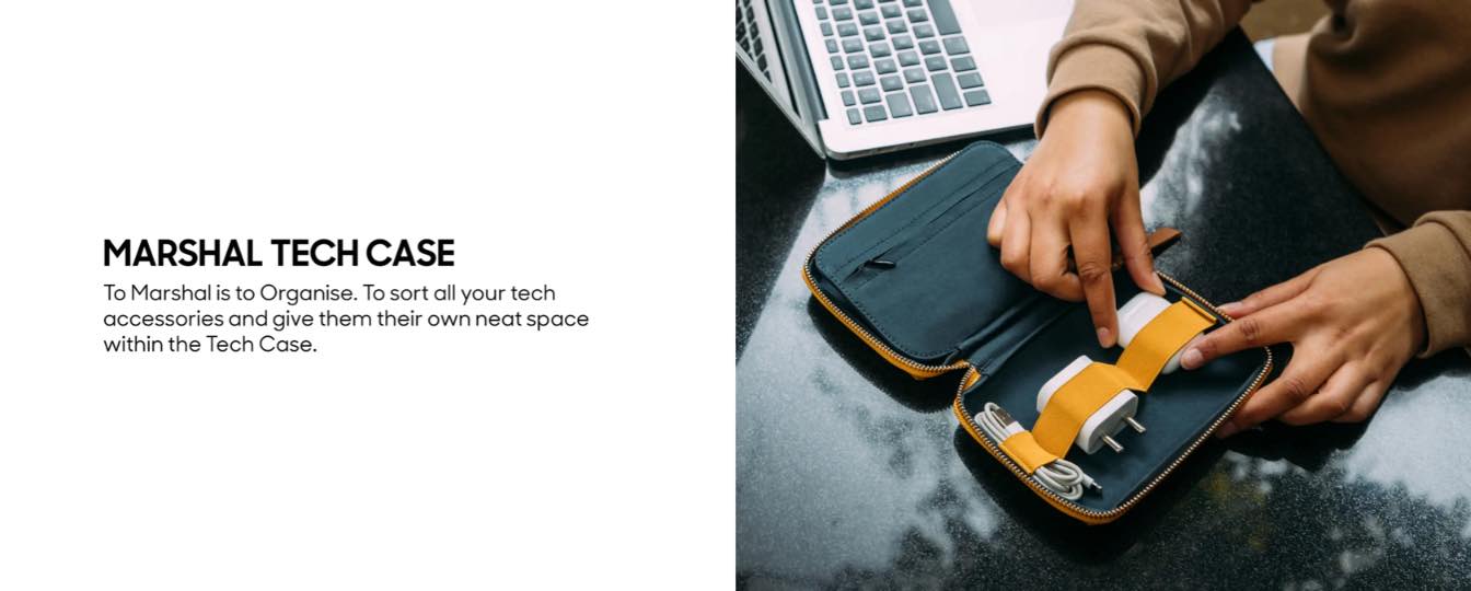 Marshal Large Tech Kit Organiser - Yellow 5 Get Marshal Mini Tech Kit Organiser for your items | Online Shopping Kuwait UAE Saudi KlippiK