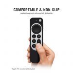 Glide Silicone Case for Apple TV Siri Remote 2nd Gen (Charcoal Black) | Shop Online | Klippik Kuwait UAE Saudi