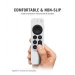 Glide Silicone Case for Apple TV Siri Remote 2nd Gen (Pearl White) | Shop Online | Klippik Kuwait UAE Saudi