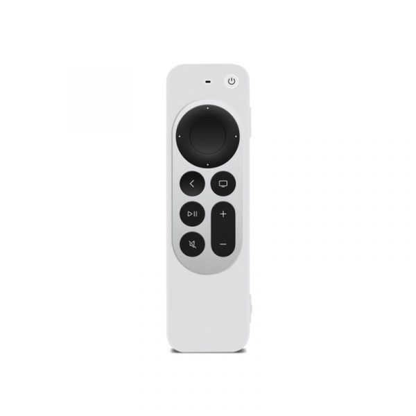 Glide Silicone Case for Apple TV Siri Remote 2nd Gen (Pearl White) | Shop Online | Klippik Kuwait UAE Saudi