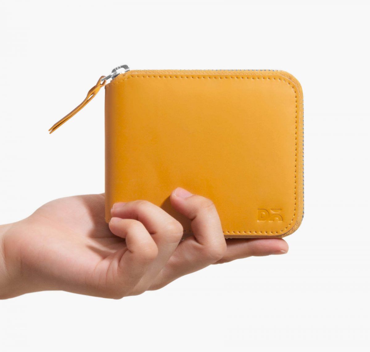 Get Amazing Vegan Zip Wallet for women - Chrome Yellow | Online Shopping | Klippik Kuwait UAE Saudi