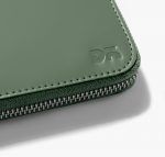 Get Amazing Vegan Zip Wallet for women - Sap Green | Online Shopping | Klippik Kuwait UAE Saudi