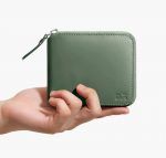 Get Amazing Vegan Zip Wallet for women - Sap Green | Online Shopping | Klippik Kuwait UAE Saudi