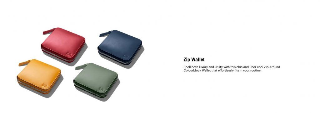 Get Amazing Vegan Leather Women's Zip Wallet and more only at KlippiK.com Online Shopping Kuwait UAE Saudi