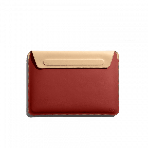Terracotta Red SnapOn Envelope Sleeve For Macbook Pro | Online Shopping | Klippik.com | Kuwait UAE Saudi