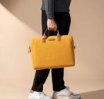 Mustard Yellow City Compact Fleet Messenger Bag | KlippiK | Shop Online | Kuwait UAE Saudi