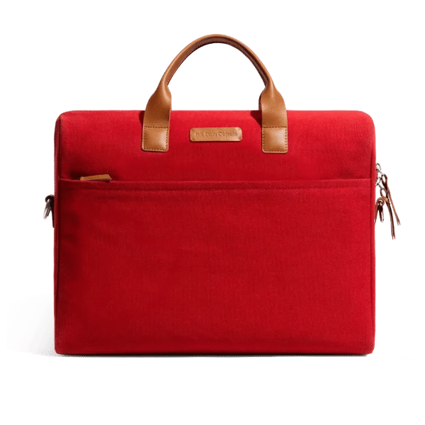 Crimson Red City Compact Fleet Messenger Bag