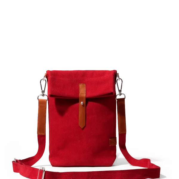 Crimson Red Scout Crossbody Bag