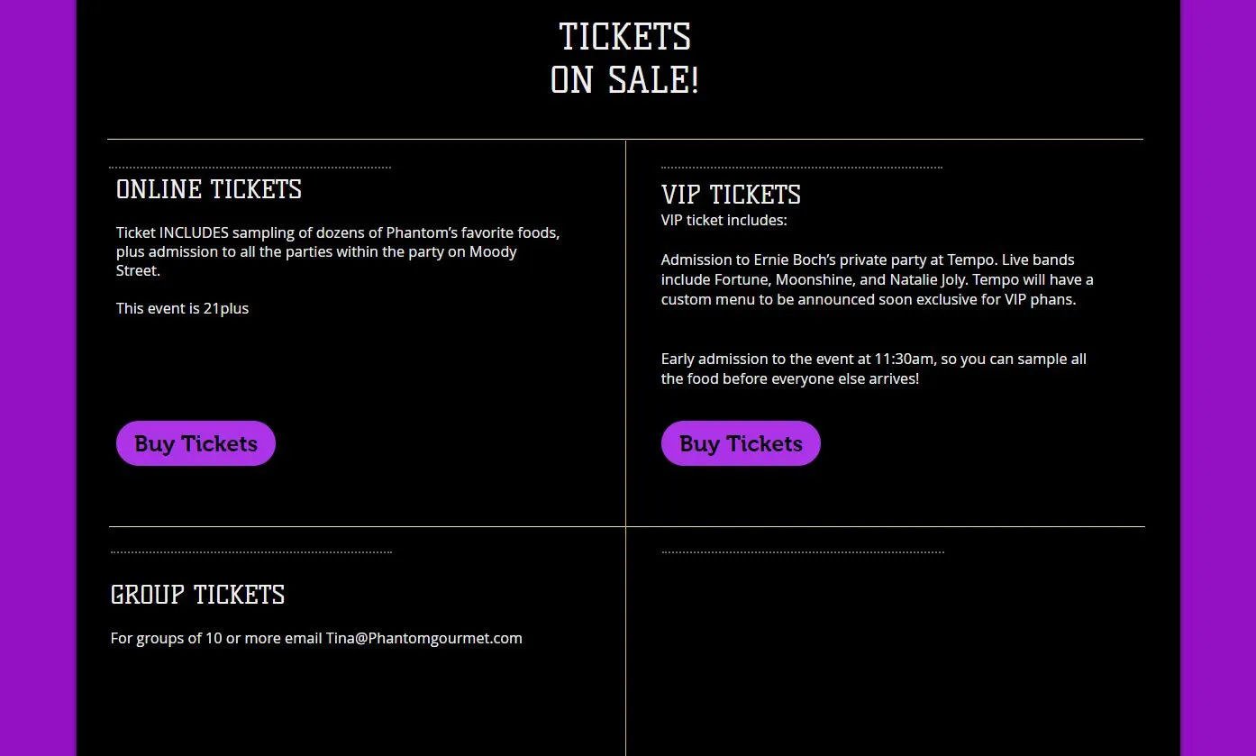 Phantom Gourmet Food Festival 2023: You Need to Know 4 How to get tickets of Phantom Gourmet Food Festival