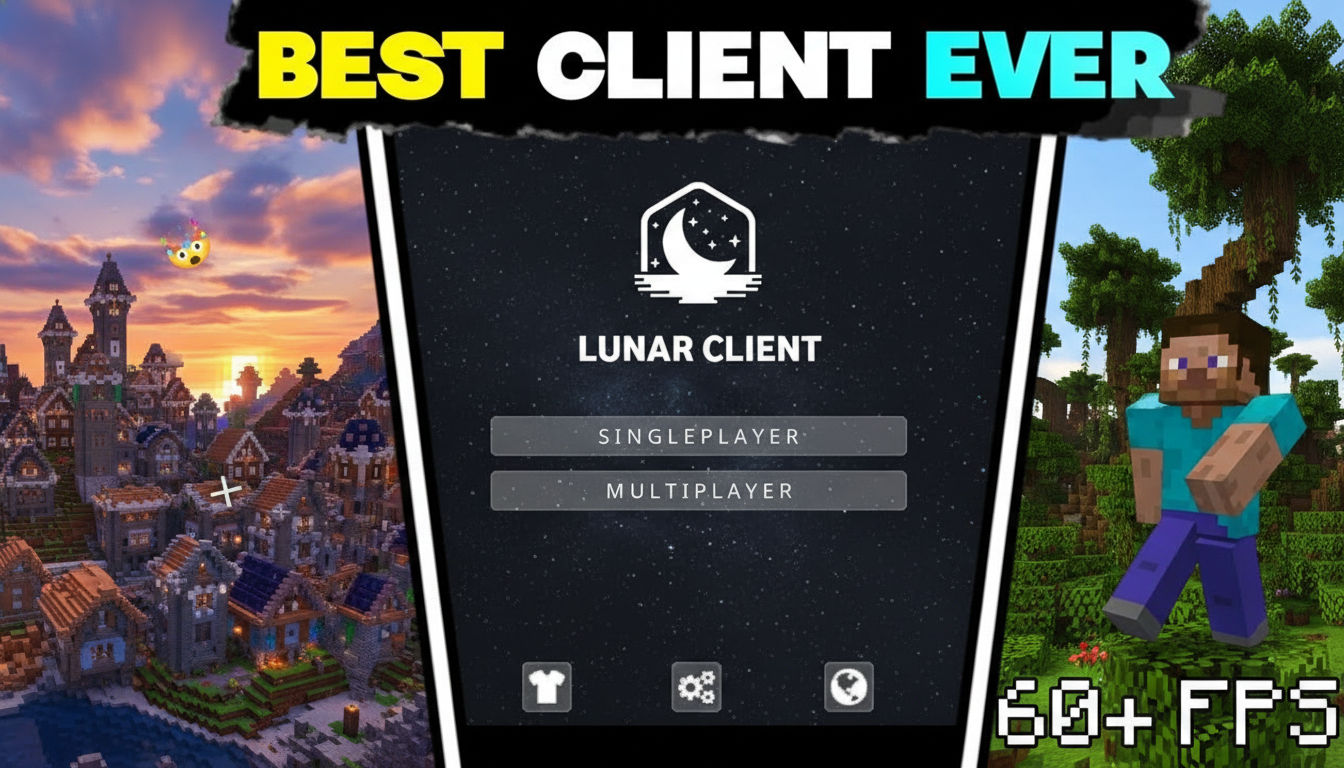 Lunar Client for Minecraft PE 1.21.132