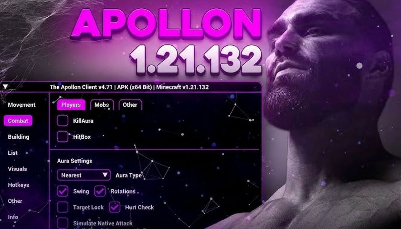 Apollon Client MCPE 1.21.132 – Complete Review, Features, Download & Safety Guide (2026)