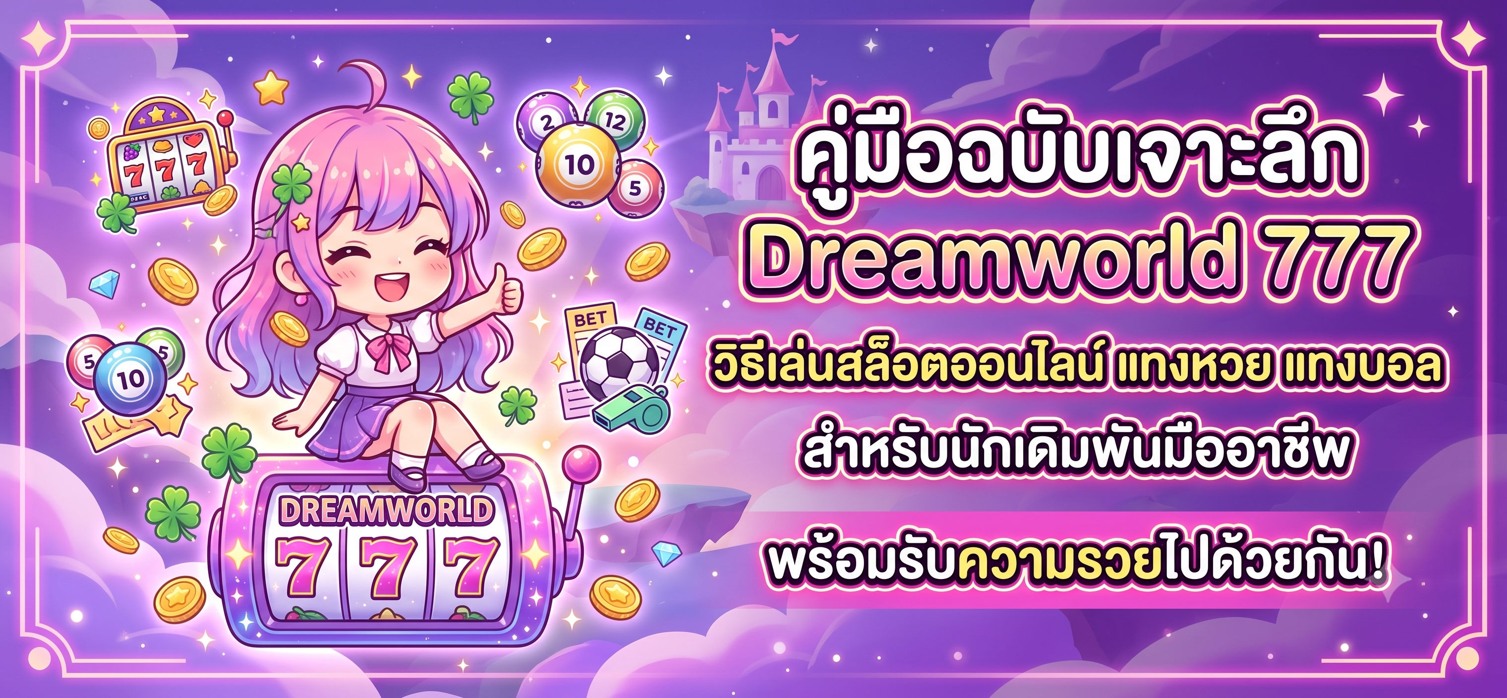 คู่มือฉบับเจาะลึก วิธีเล่นสล็อตออนไลน์-dreamworld777