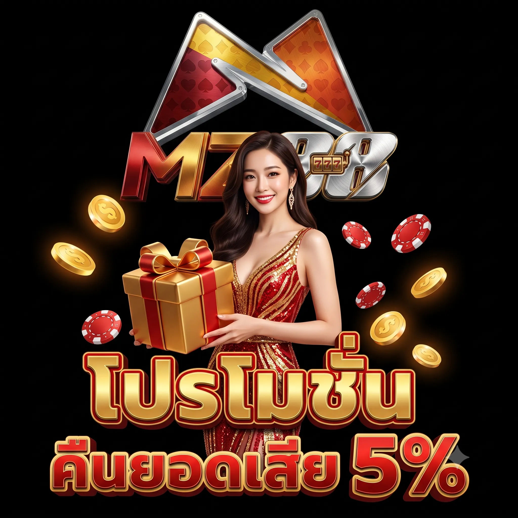 โปรโมชั่นคืนยอดเสีย 5%-mz88