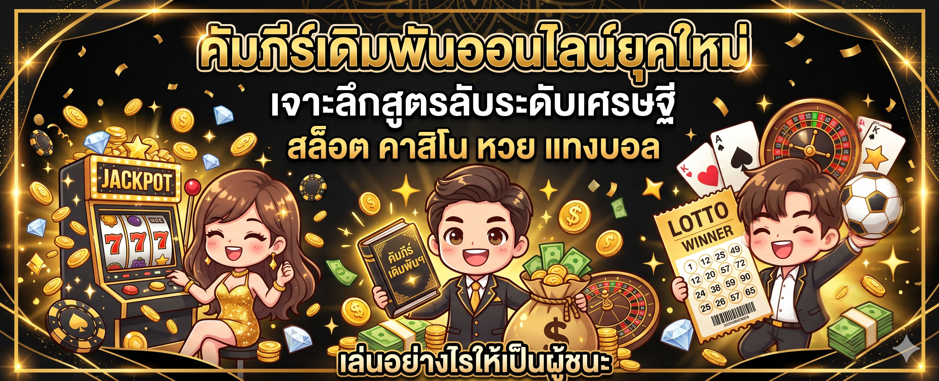 เจาะลึกสูตรลับระดับเศรษฐี สล็อต คาสิโน หวย แทงบอล-p6d