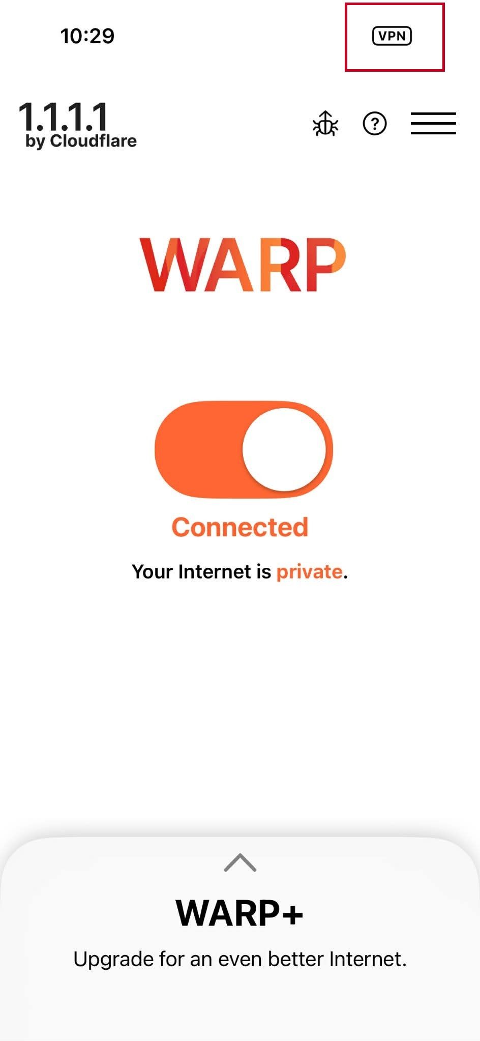 ดาวน์โหลดสำหรับ iOS ขั้นตอนที่ 6 เชื่อมต่อสำเร็จ (Connected)