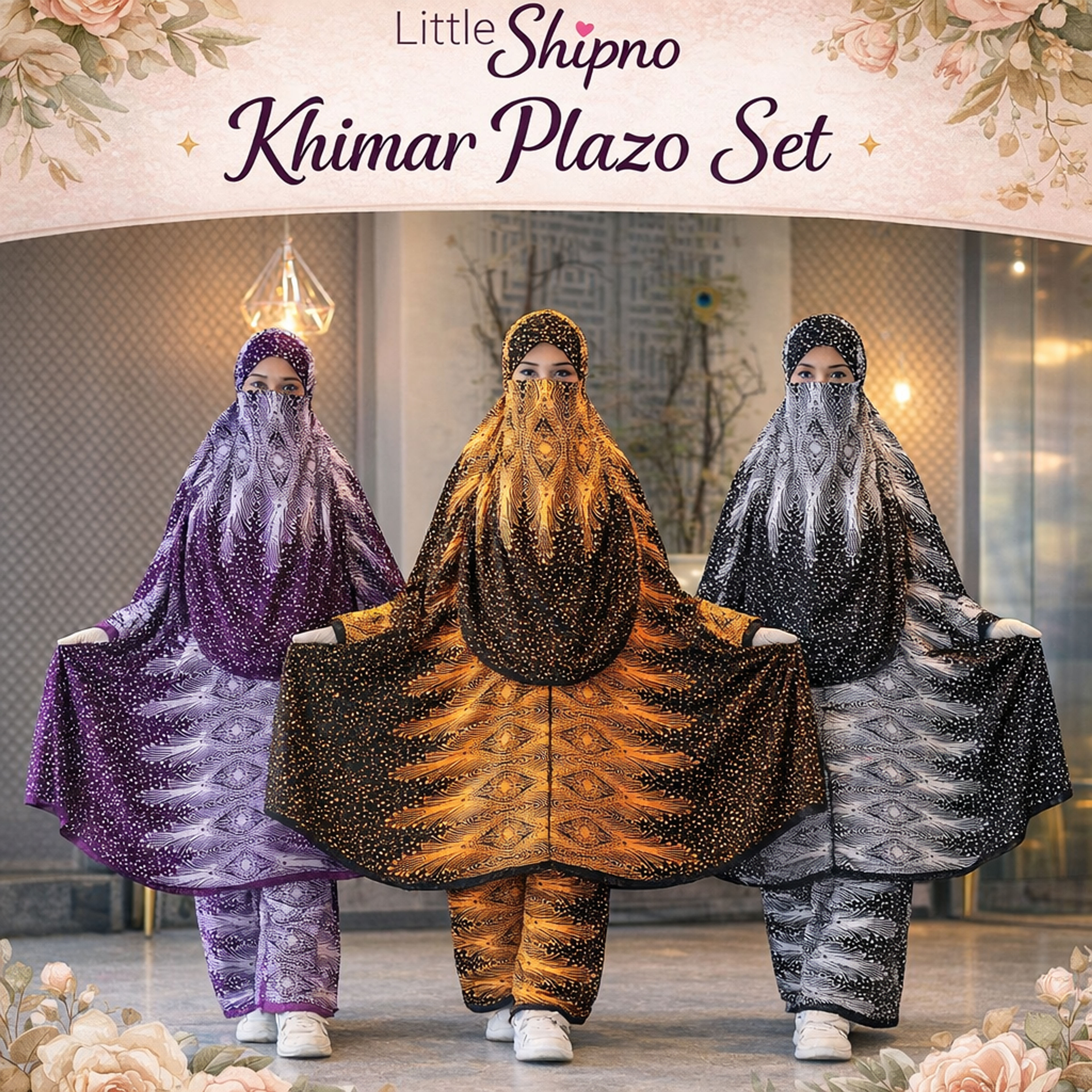 Khimar Plazo Set