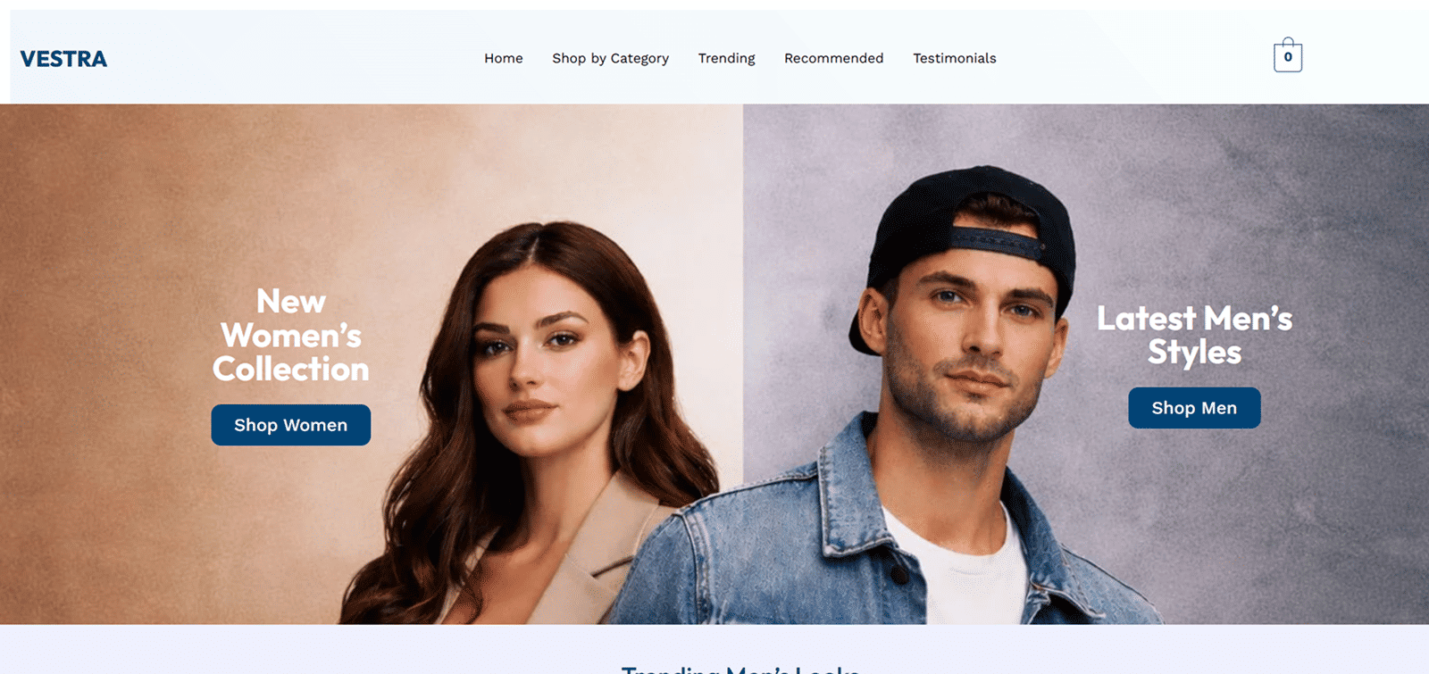 Apparel brand template