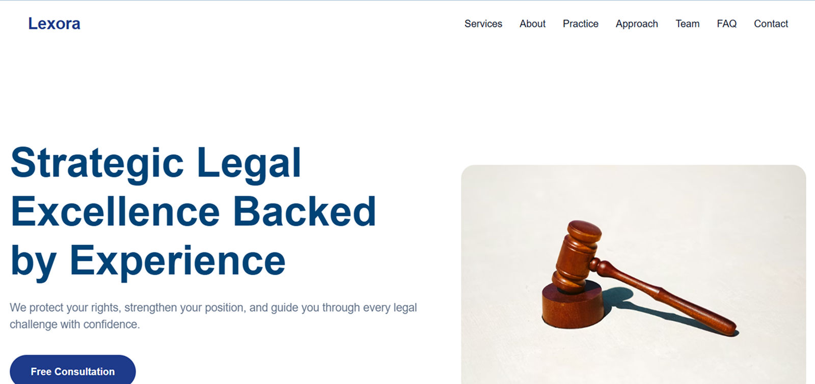 Legal services template