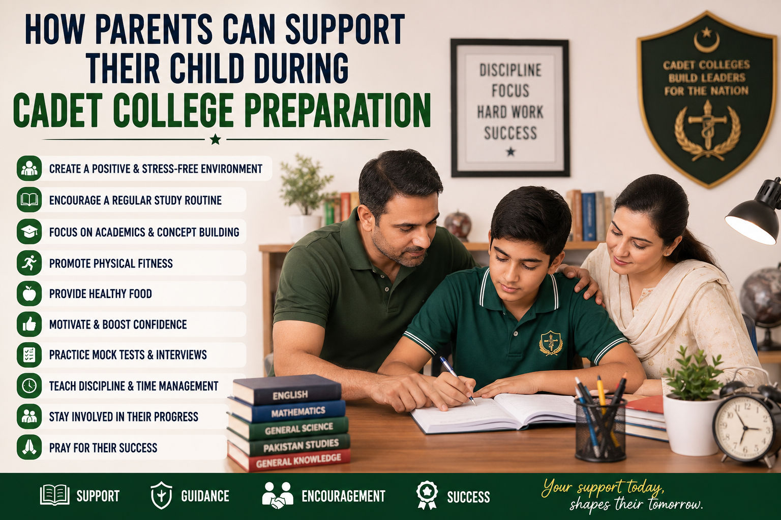 How Parents Can Help Their Child Prepare for Cadet College