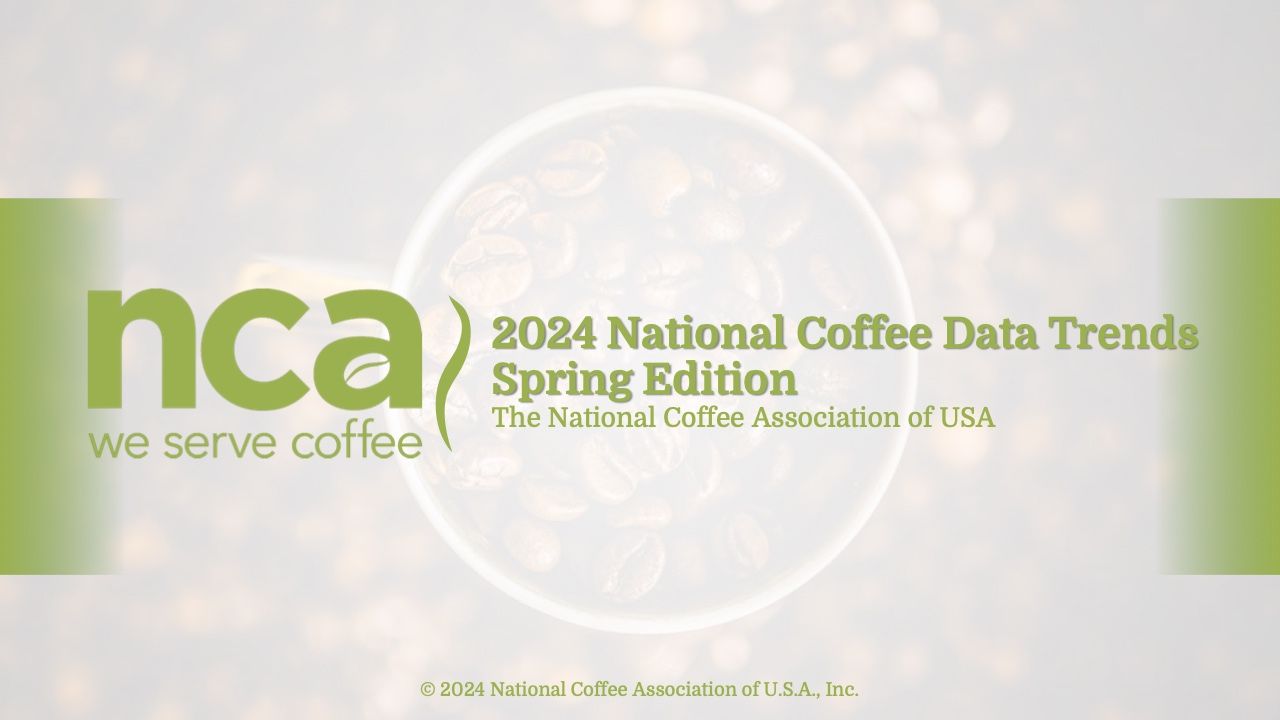 2024美国咖啡数据趋势报告显示美国日常咖啡消费量达20年新高