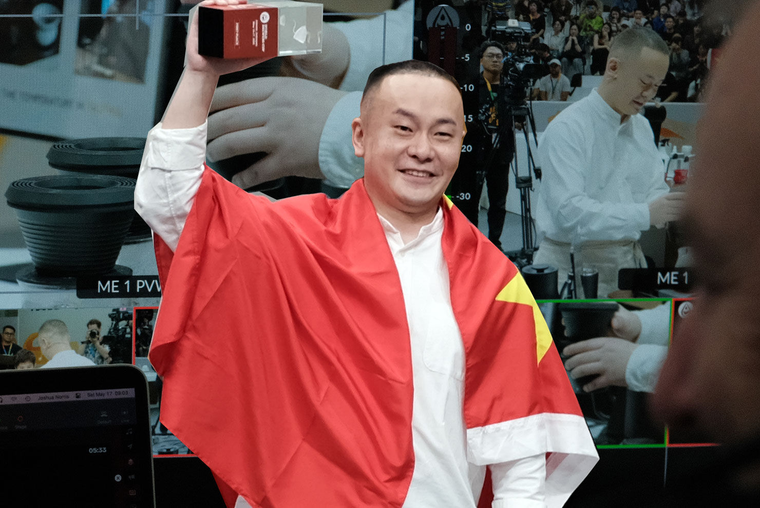 中国选手彭近洋夺得2025手冲咖啡世界冠军
