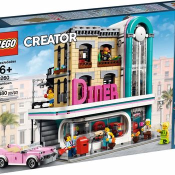 Lego Downtown Diner mint in box; Creator Expert 10260 main image