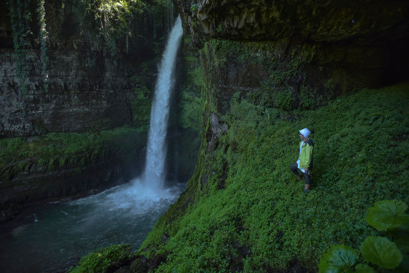 Baghdati, sofeli khani, chanchkeri "sakukhara" Baghdati, village Khan, waterfall "Sakukhara"