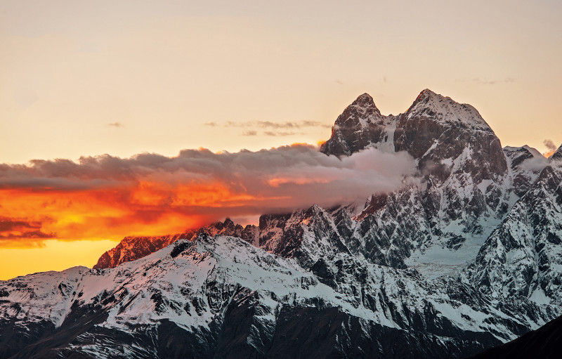 ts, ushba. svaneti