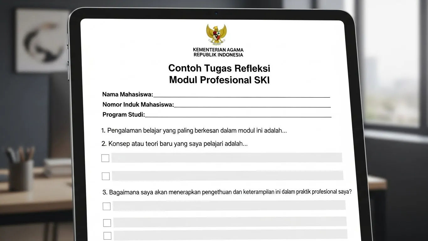 Contoh Tugas Refleksi Modul Profesional SKI