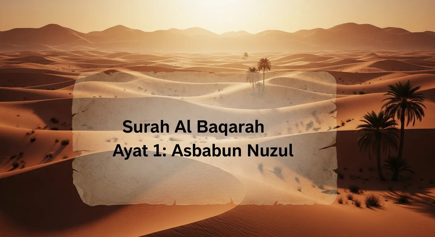 Surat Al Baqarah Ayat 1: Asbabun Nuzul