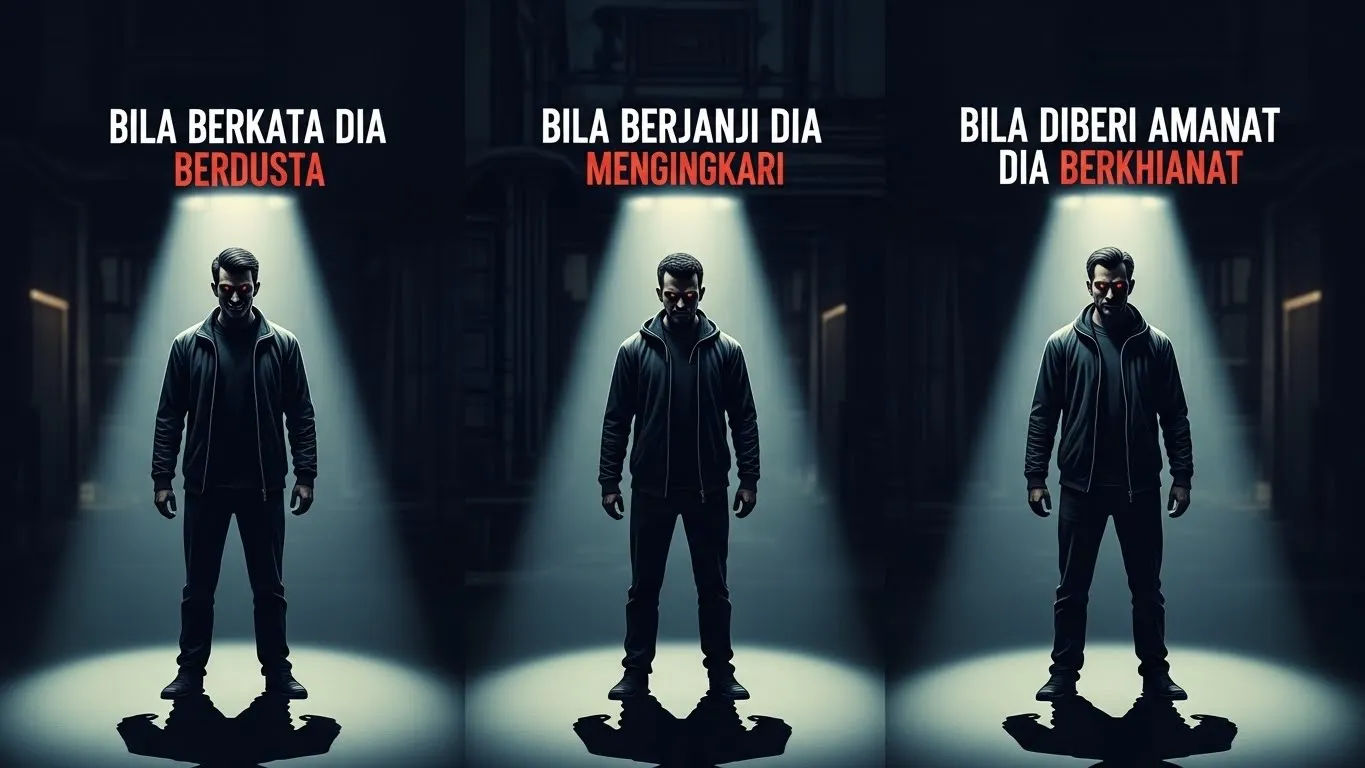 Hadits Ciri Orang Munafik Ini Bikin Waspada