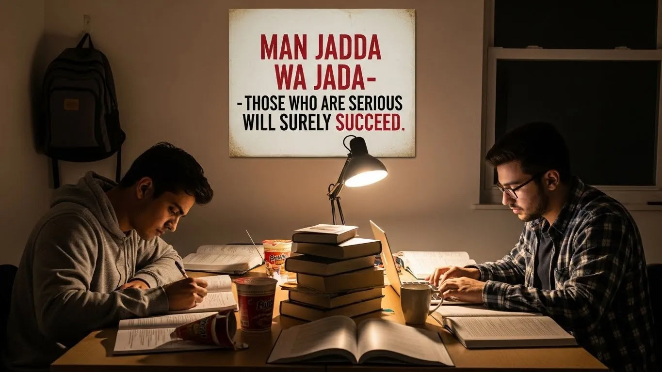 hadits man jadda wajada