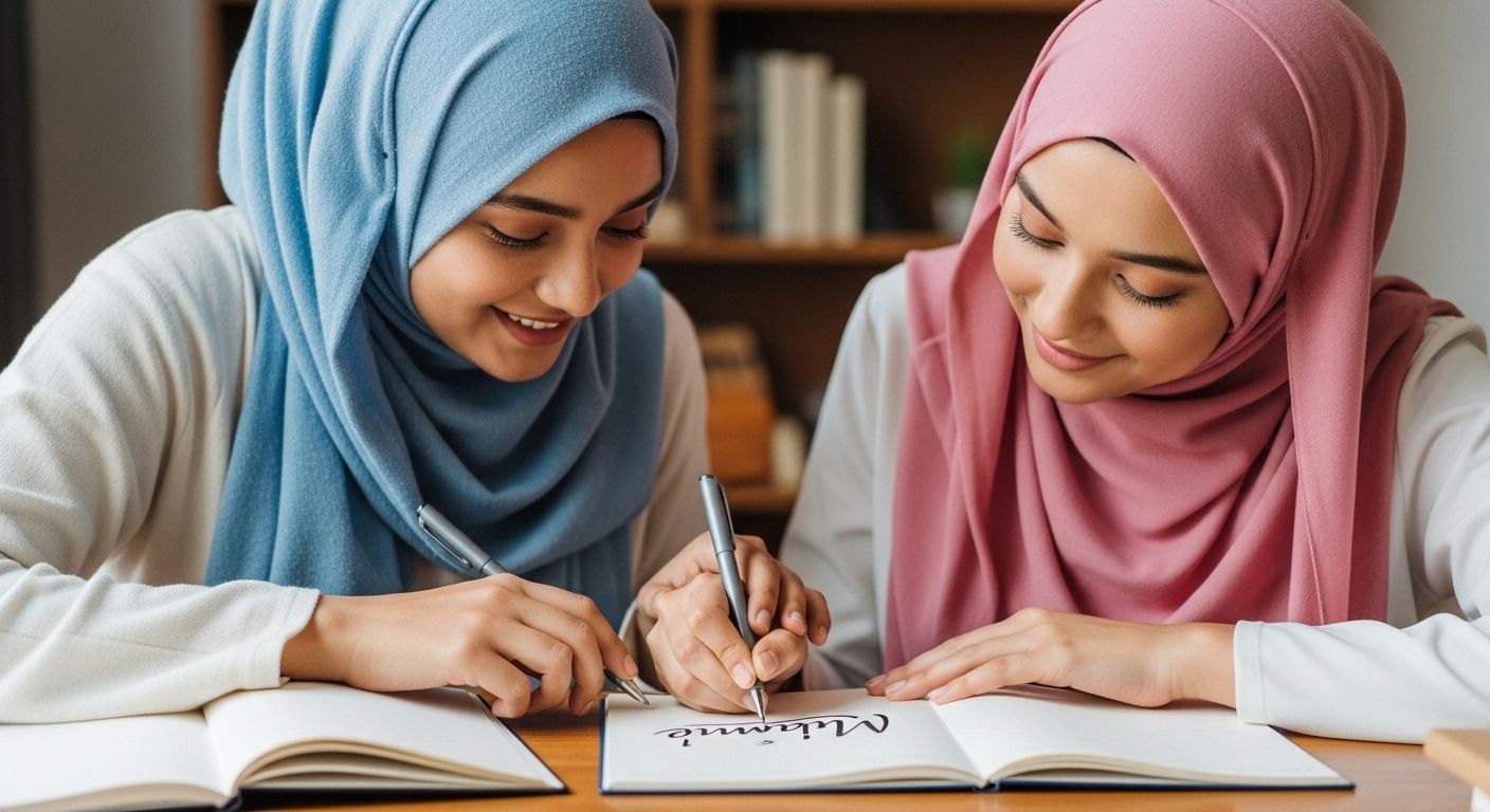 tulisan 2 kalimat syahadat