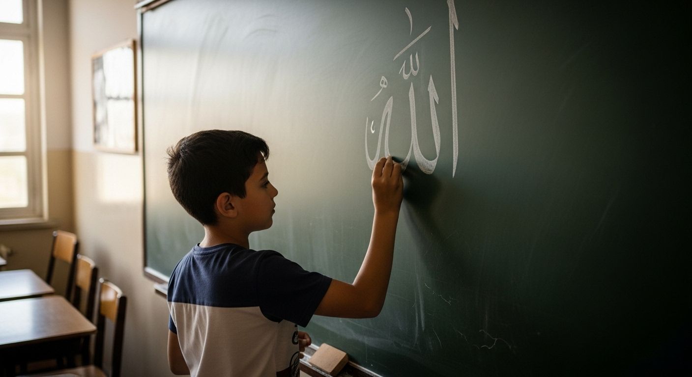 tulisan kalimat syahadat