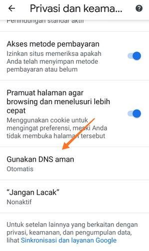 Gunakan DNS Aman