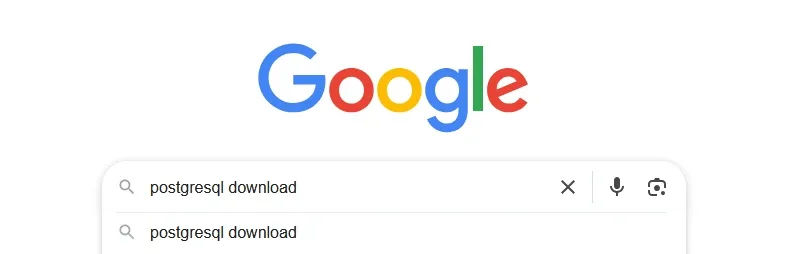 img1 - Google search for PostgreSQL download