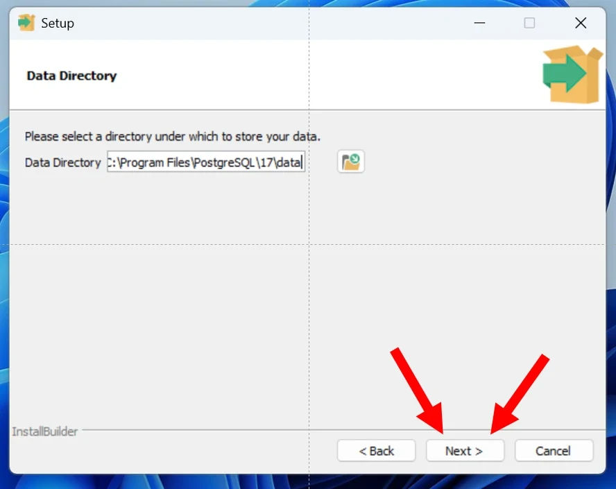 img13 - Select data directory