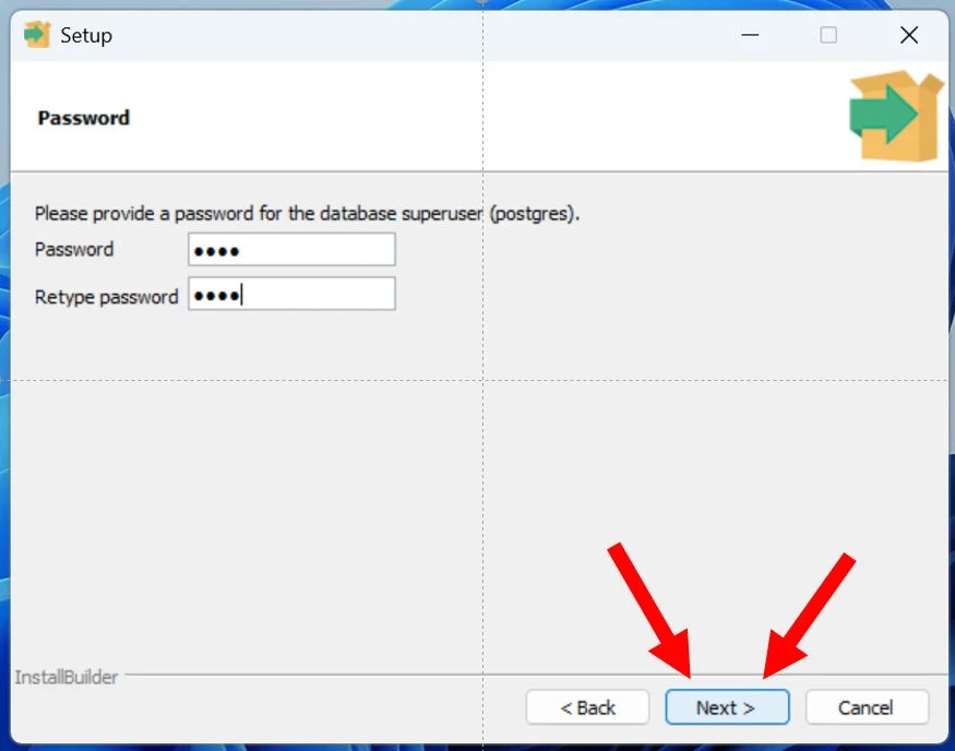 img14 - Set superuser password