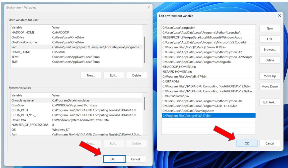img-10 click on okay on Edit environment variables