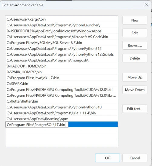 img-9 paste folder path into new environment variable path